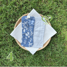 BVS vải LÕI RỜI Xám Cotton 04