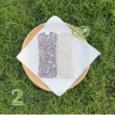 BVS vải LÕI LIỀN Xám Cotton 02