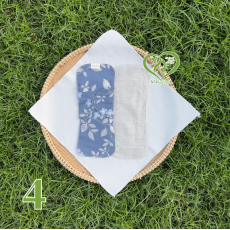 BVS vải LÕI LIỀN Xám Cotton 04