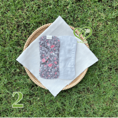 BVS vải LÕI RỜI Xám Cotton 02