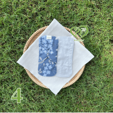 BVS vải LÕI RỜI Xám Cotton 04