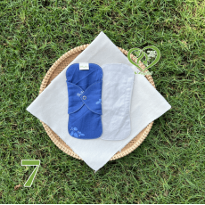 BVS vải LÕI RỜI Xám Cotton 07