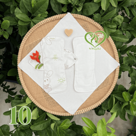 BVS vải LÕI RỜI 100% Organic Cotton 10