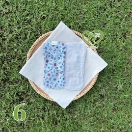 BVS vải LÕI RỜI Xám Cotton 06