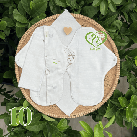 BVS vải LÕI RỜI 100% Organic Cotton 10
