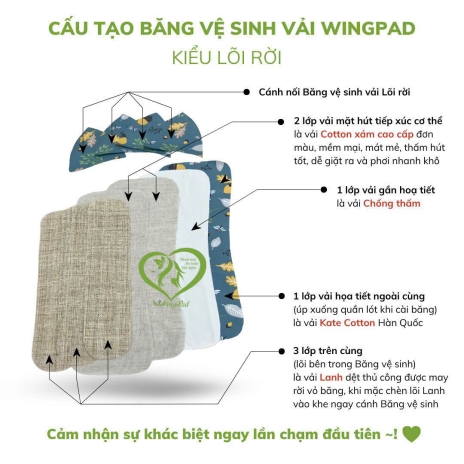 BVS vải LÕI RỜI Xám Cotton 04