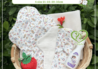 Băng vệ sinh vải WingPad Lõi rời 100% Organic Cotton