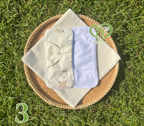 BVS vải LÕI LIỀN Trắng Suede Cloth 03