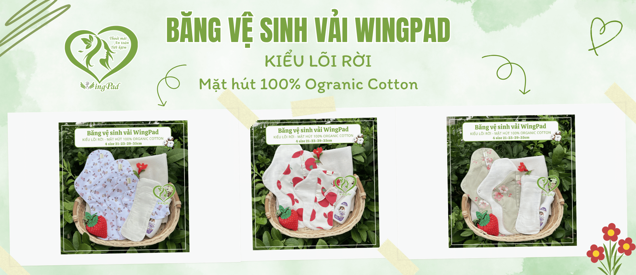 Slide bvs vải lõi rời Organic Cotton-2