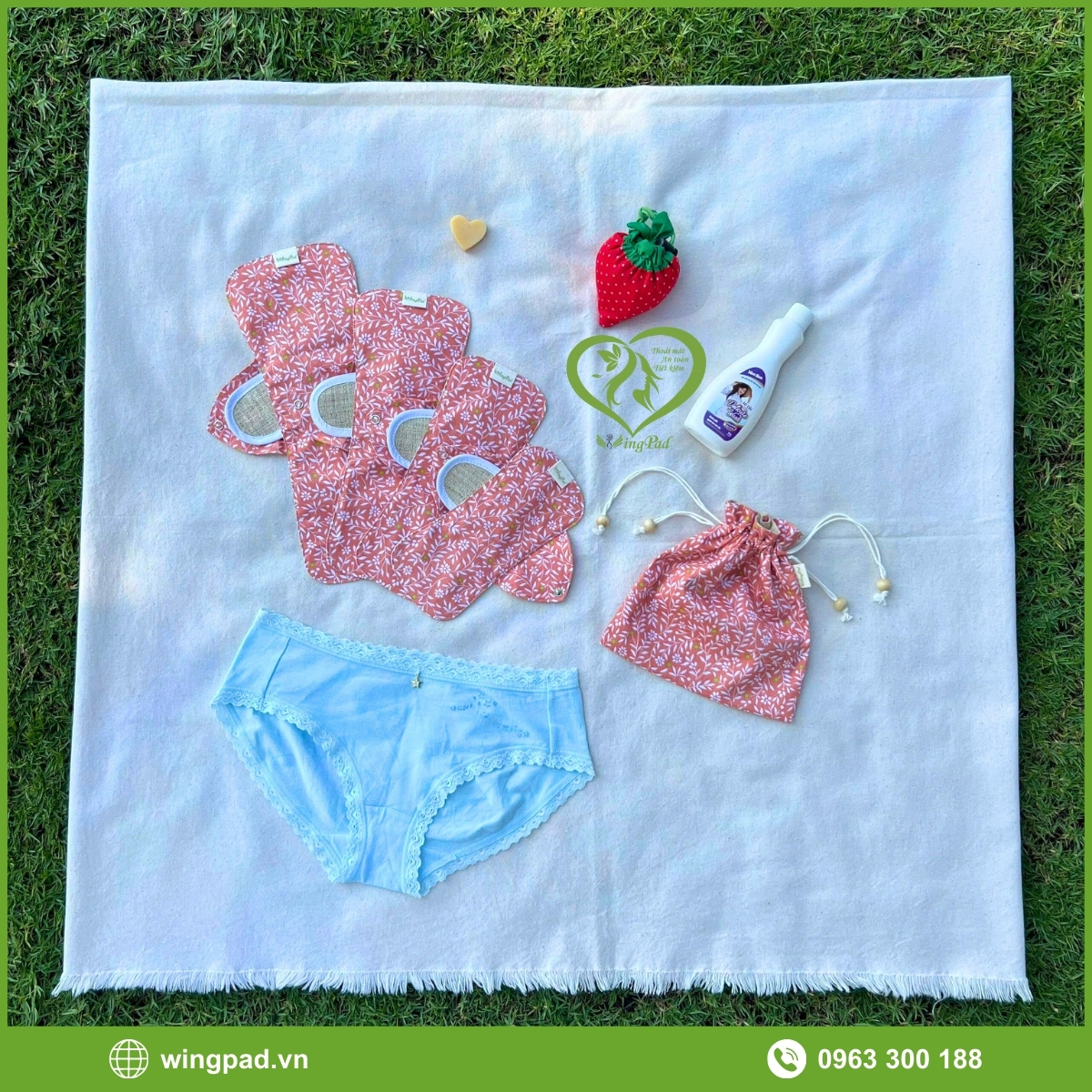 Băng vệ sinh vải WingPad - Giải pháp an toàn, thân thiện cho vùng kín