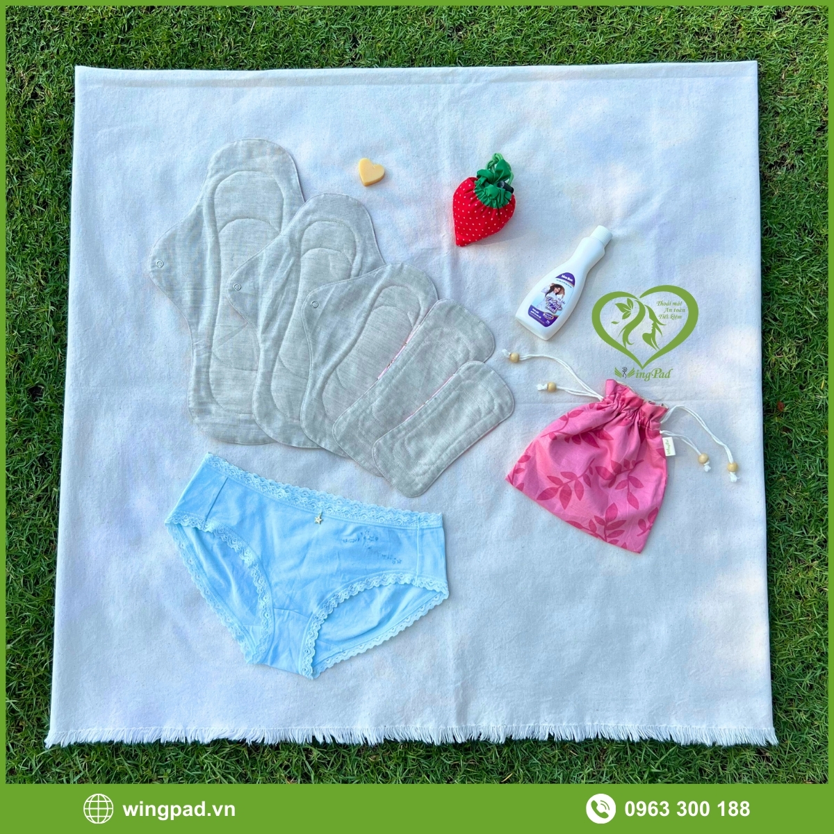 Băng vệ sinh vải WingPad - Giải pháp an toàn, thân thiện cho vùng kín