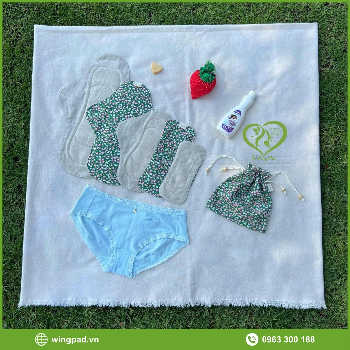 Băng vệ sinh vải WingPad - Giải pháp dịu nhẹ cho âm đạo nhạy cảm