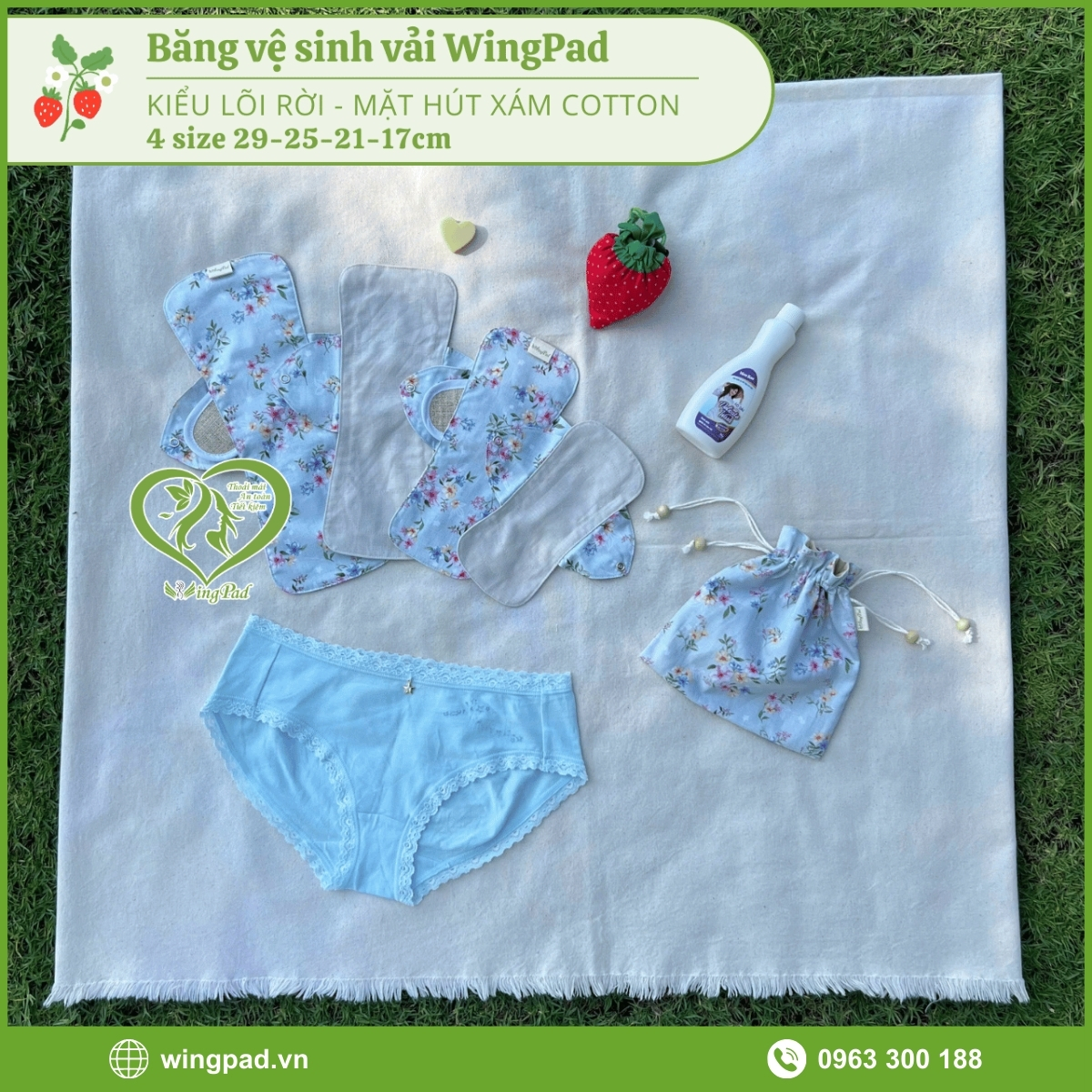 Băng vệ sinh vải WingPad - Lựa chọn thông minh giúp giảm viêm nhiễm phụ khoa