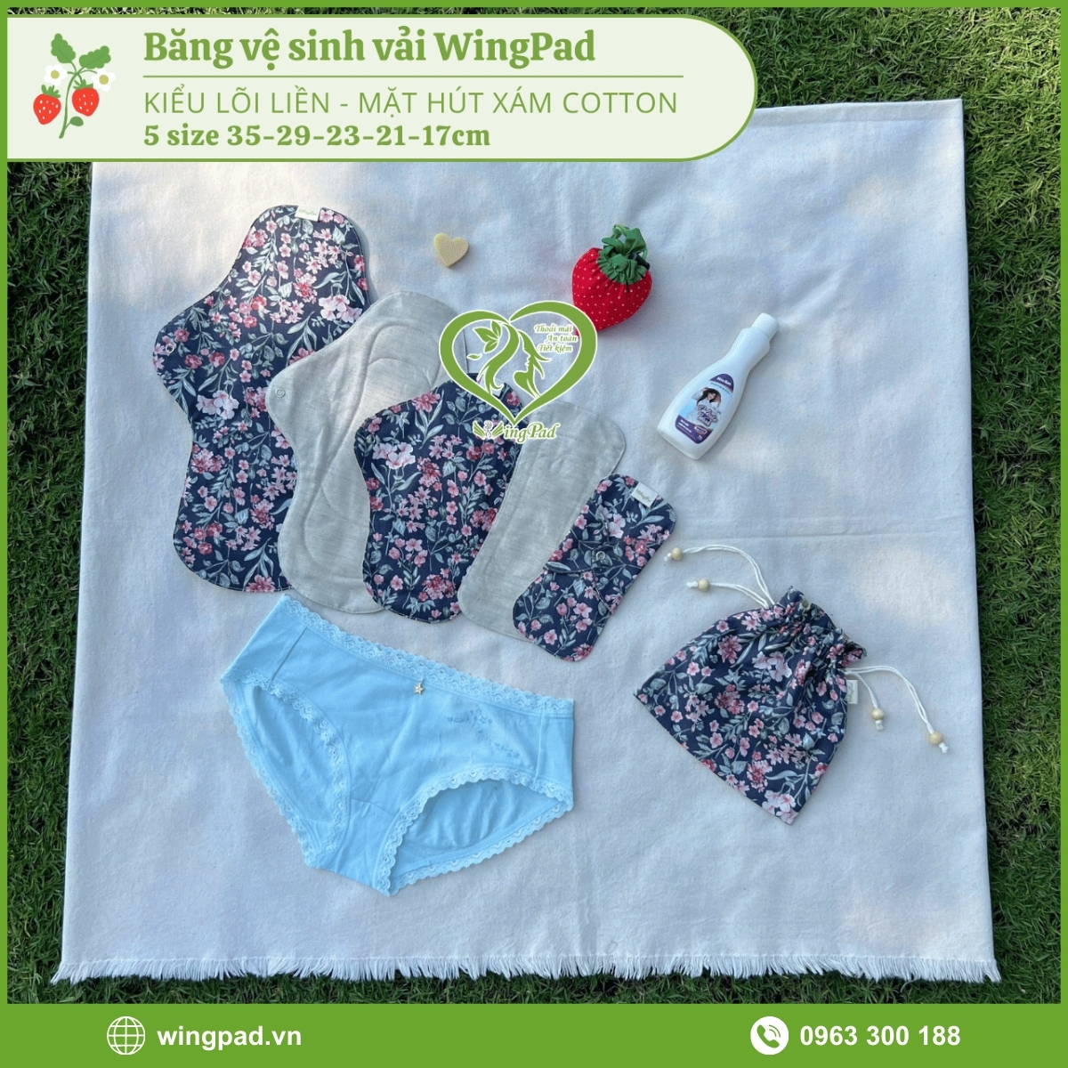 Băng vệ sinh vải WingPad - Lựa chọn thông minh giúp giảm viêm nhiễm phụ khoa