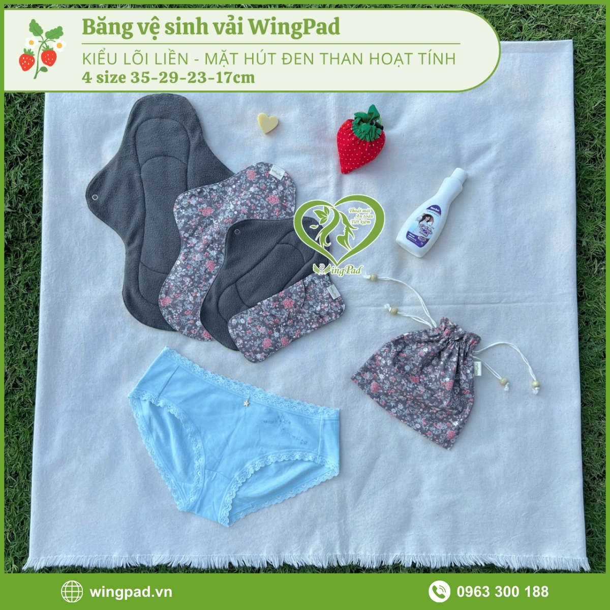 Băng vệ sinh vải WingPad - Lựa chọn thông minh giúp giảm viêm nhiễm phụ khoa