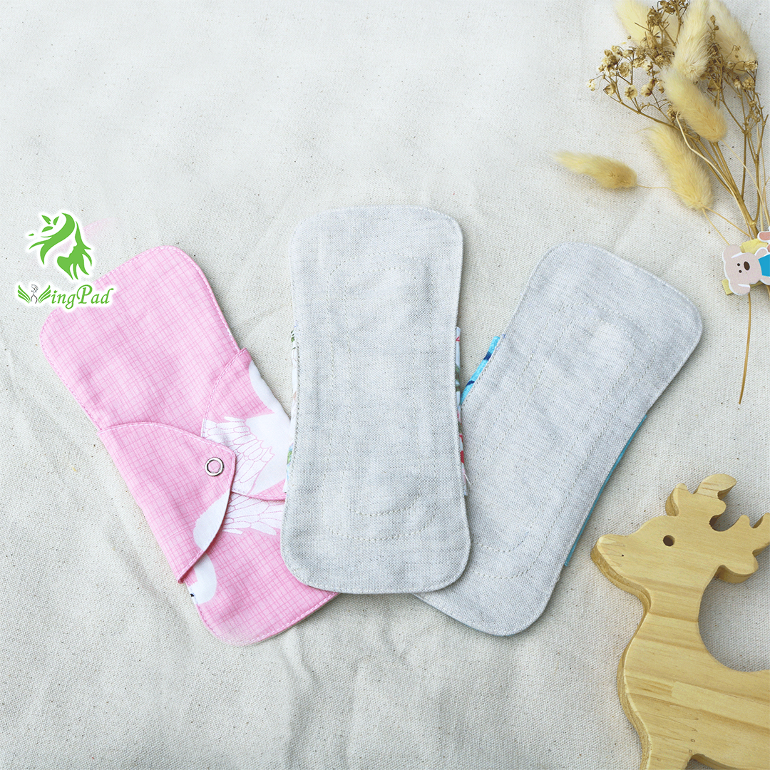 Vỏ băng vệ sinh vải size 17cm HÀNG NGÀY dùng kèm cốc nguyệt san hoặc cho chị em bị huyết trắng